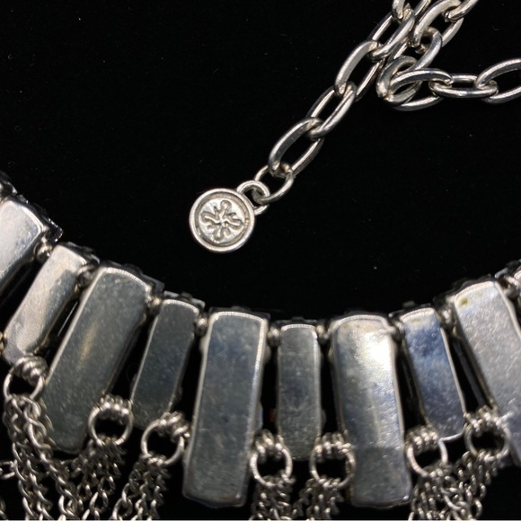 SIMPLY VERA Vera Wang Chain & Faux Tortoise Cabachons Statement Necklace - Picture 6 of 8